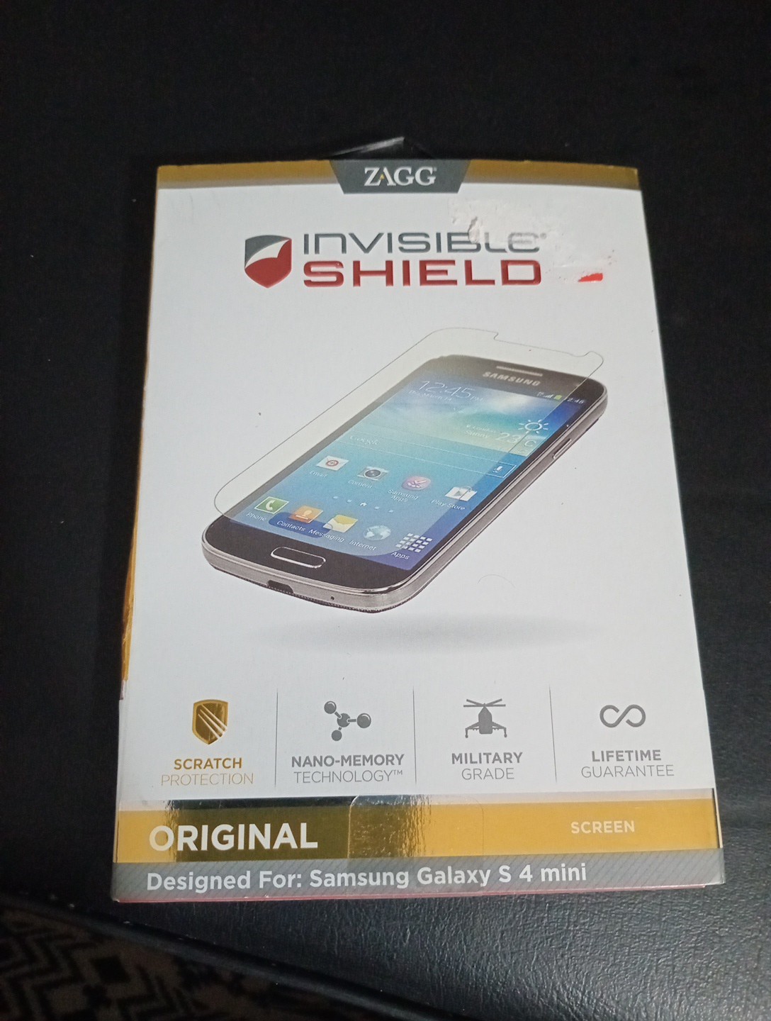 Zagg Invisible Shield Original for Samsung Galaxy S 4 Mini In Box