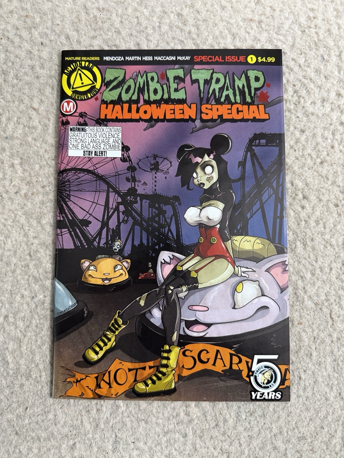 Zombie Tramp #1 Action Lab Danger Zone Comics Halloween Special