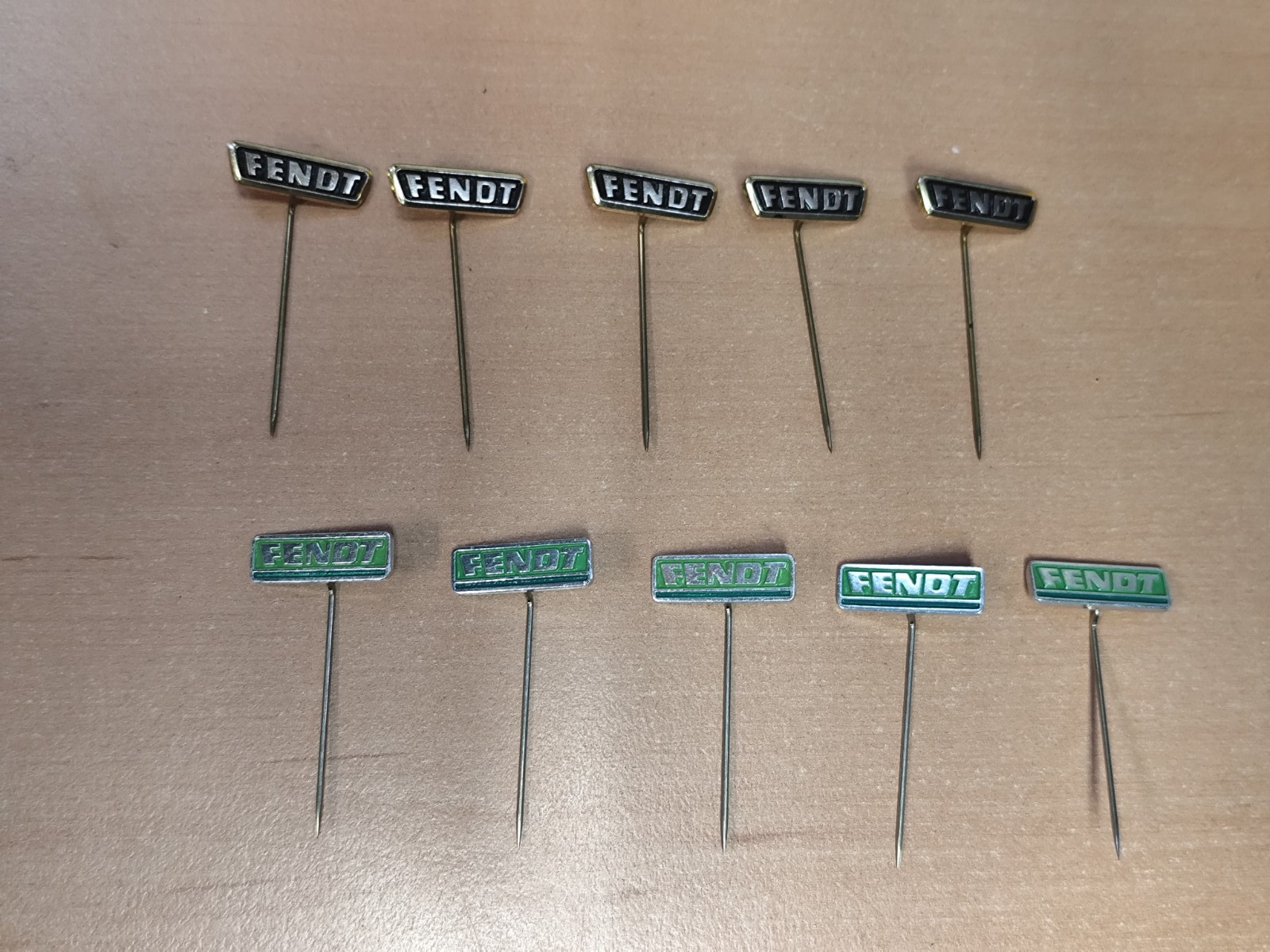 10x Fendt original lapel pin button tractor collector K20