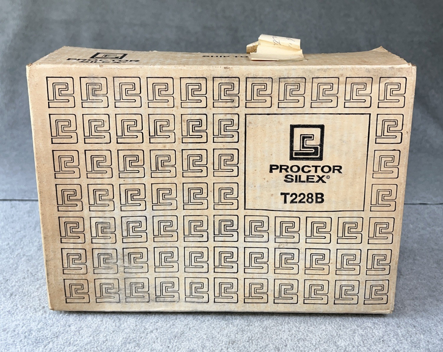Vtg NEW Proctor Silex 2 Alice Toaster NOS Chrome T228B 