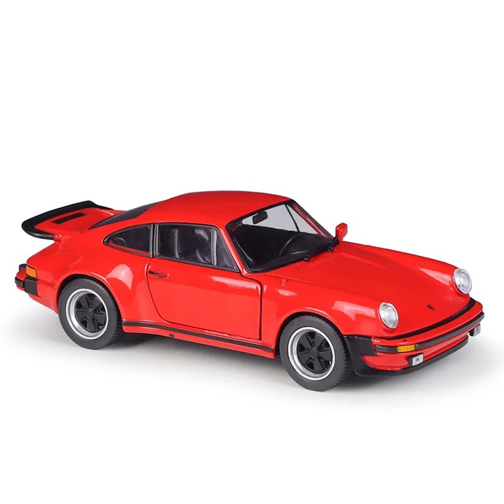 1:24 Alloy Car Model Diecast 1974 Porsche 911 Turbo 3.0 Red Air-Cooled Icon