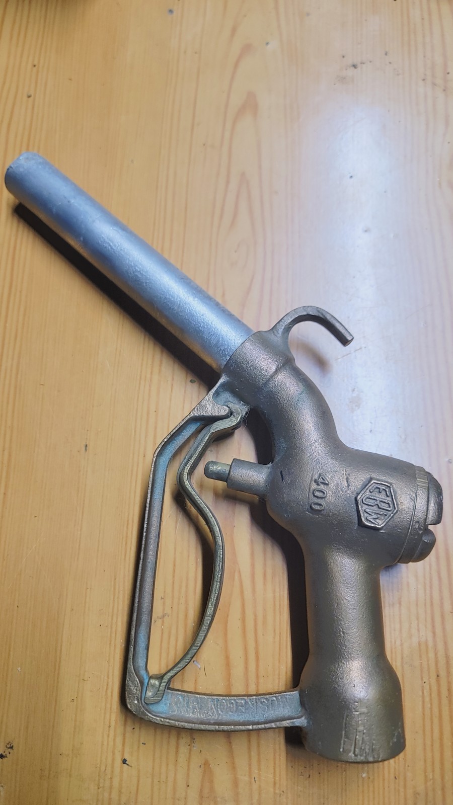 Vintage EBW 400 Brass Fuel Nozzle  Gas Pump