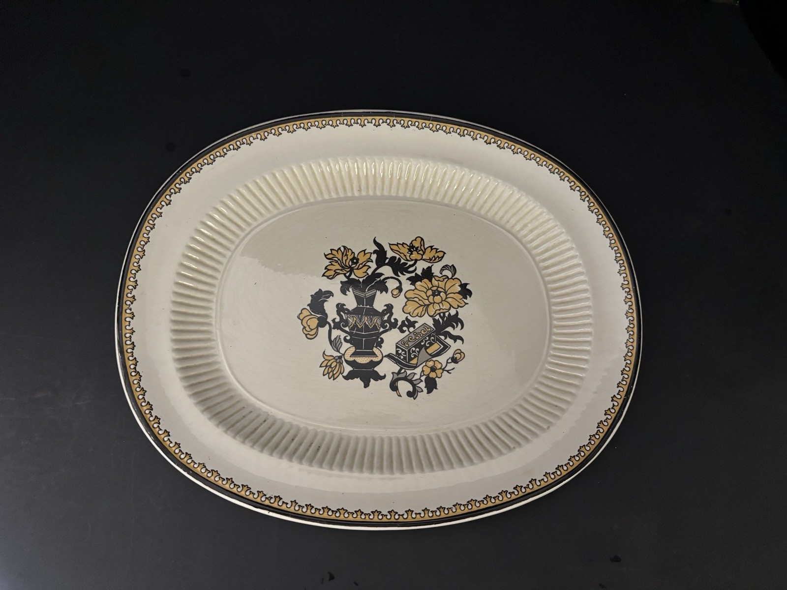 Vintage Ridgways England Blackstone Royal Semi Porcelain 12” Platter