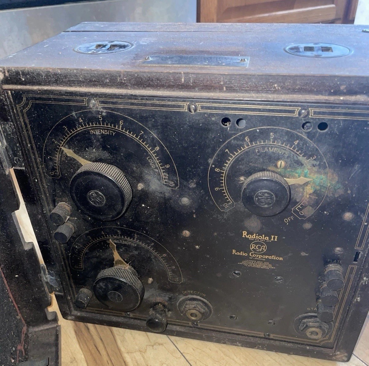 1923 RCA Radiola II AR-800 Original Dealer Tag & Instructions Estate Provenance