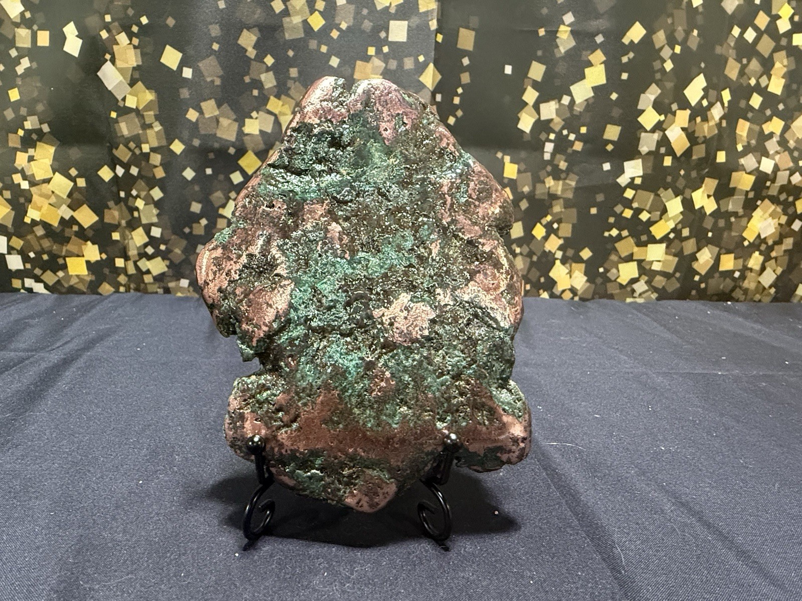 Float Rock Copper Display Specimen- Upper Peninsula Large Over 2 Pounds -Video