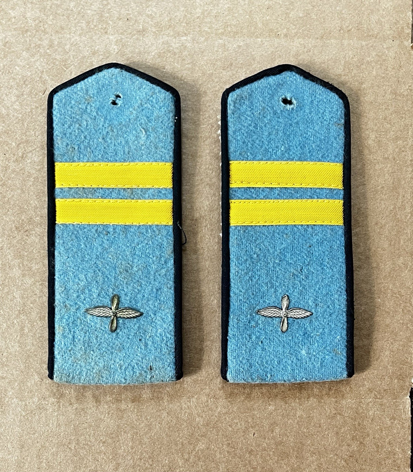 Orig. Soviet WWII M1943 Shoulder Boards Air Force VVS Red Army Early Postwar