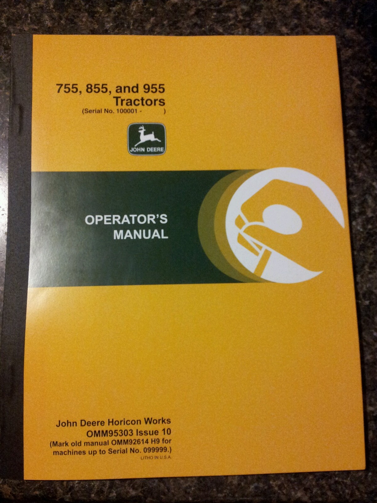 NEW JOHN DEERE 755 855 955 OPERATORS MANUAL 