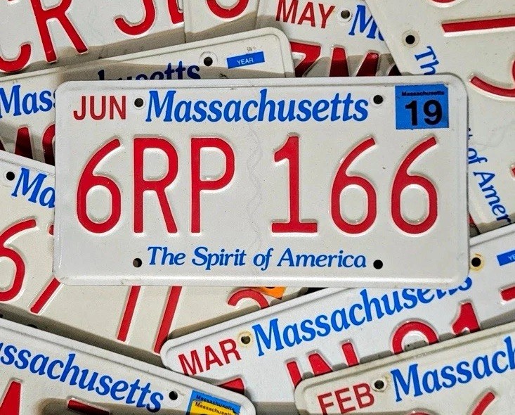 15 Random Massachusetts License Plates Expired Fast Ship