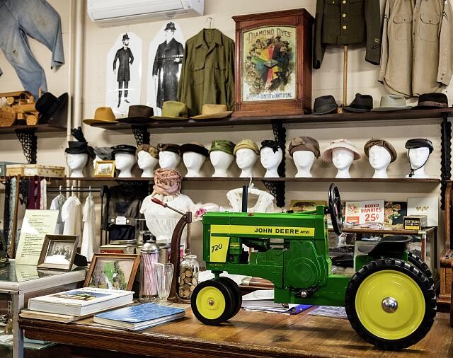 Froelich Iowa Burlingame General Store 1890s John Deere Tractor Display