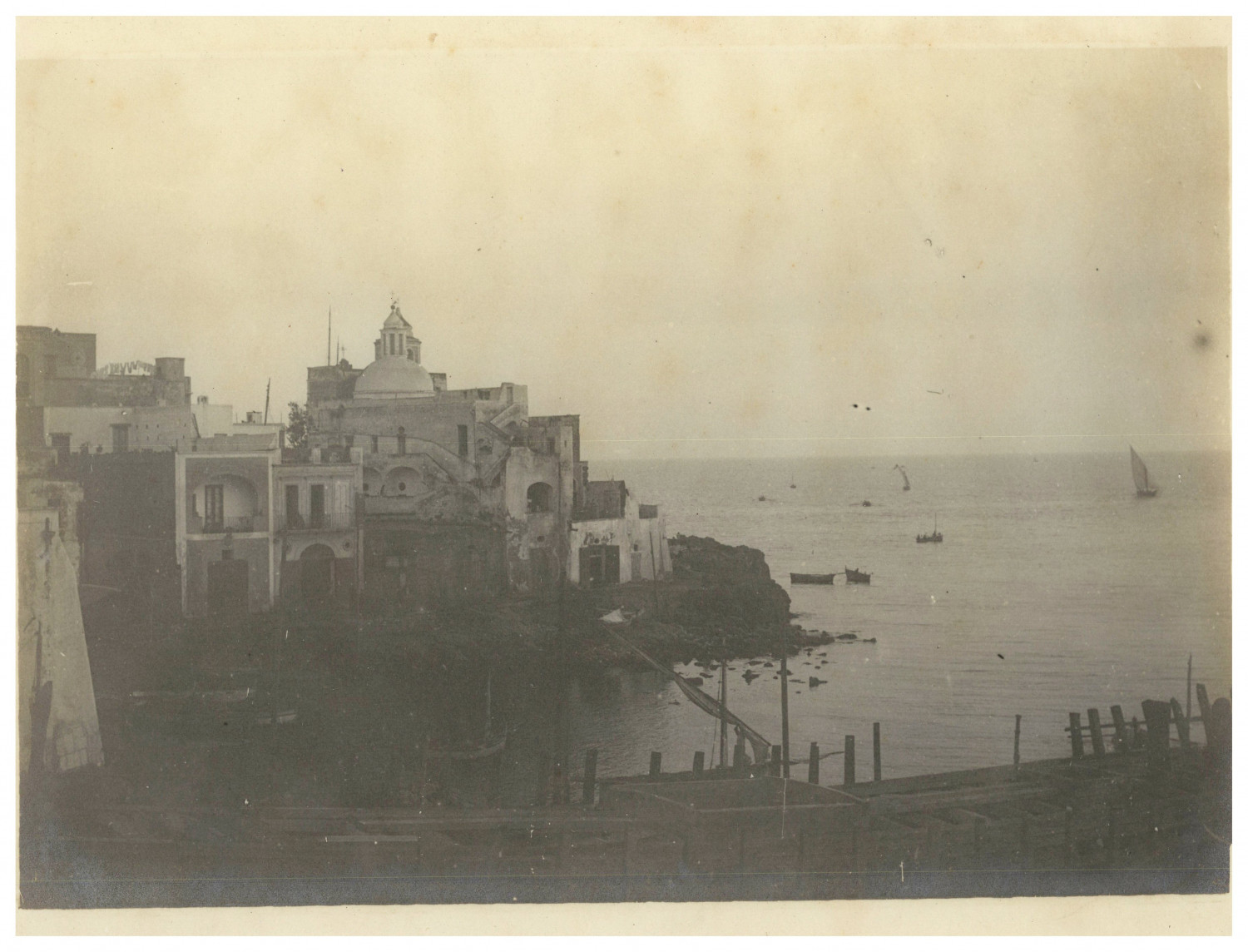 Italy, Torre del Greco Original Vintage Print Print Print D'Era 18x23,