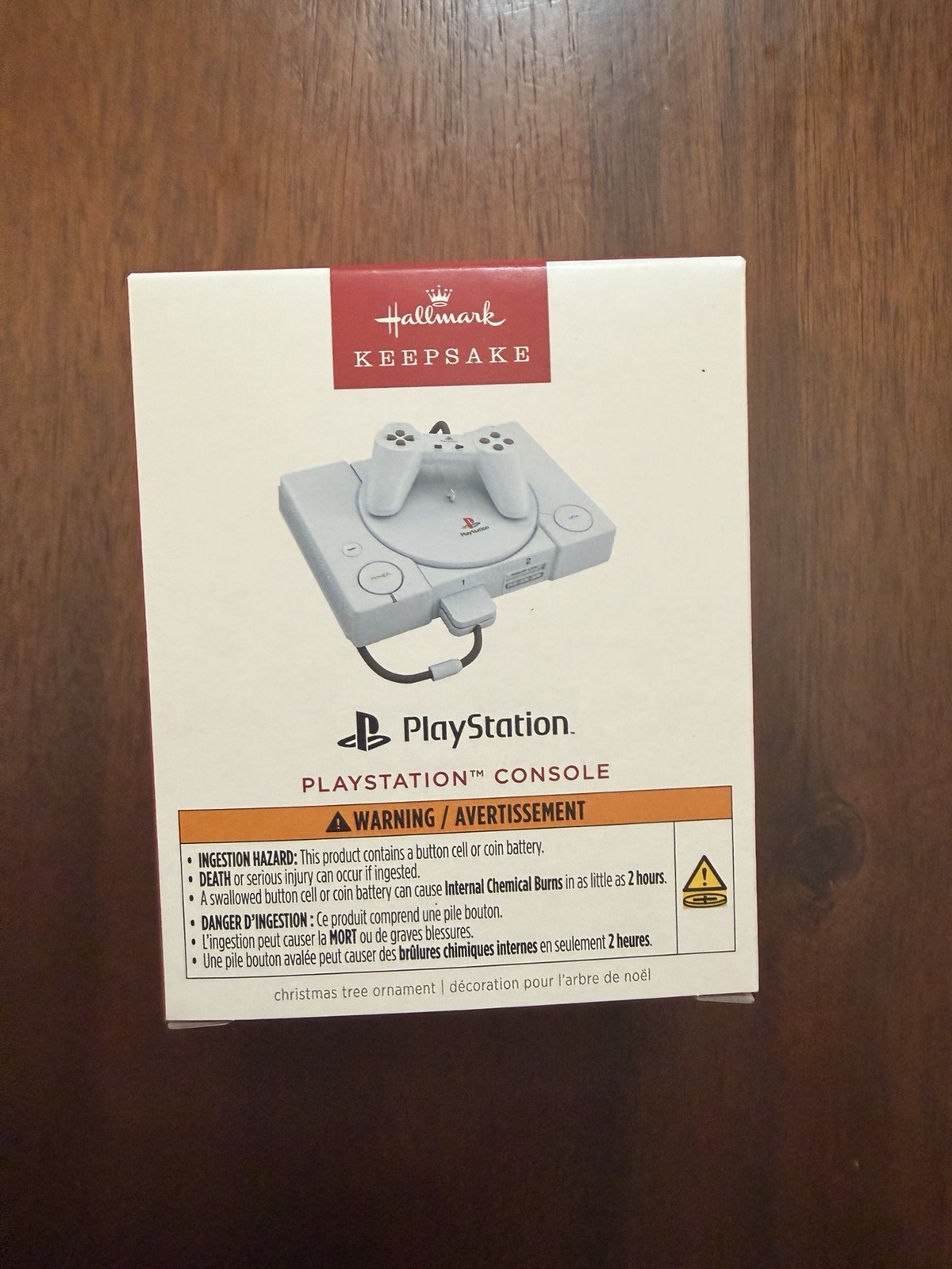 2026 Hallmark Ornament: PlayStation Console With Light And Sound
