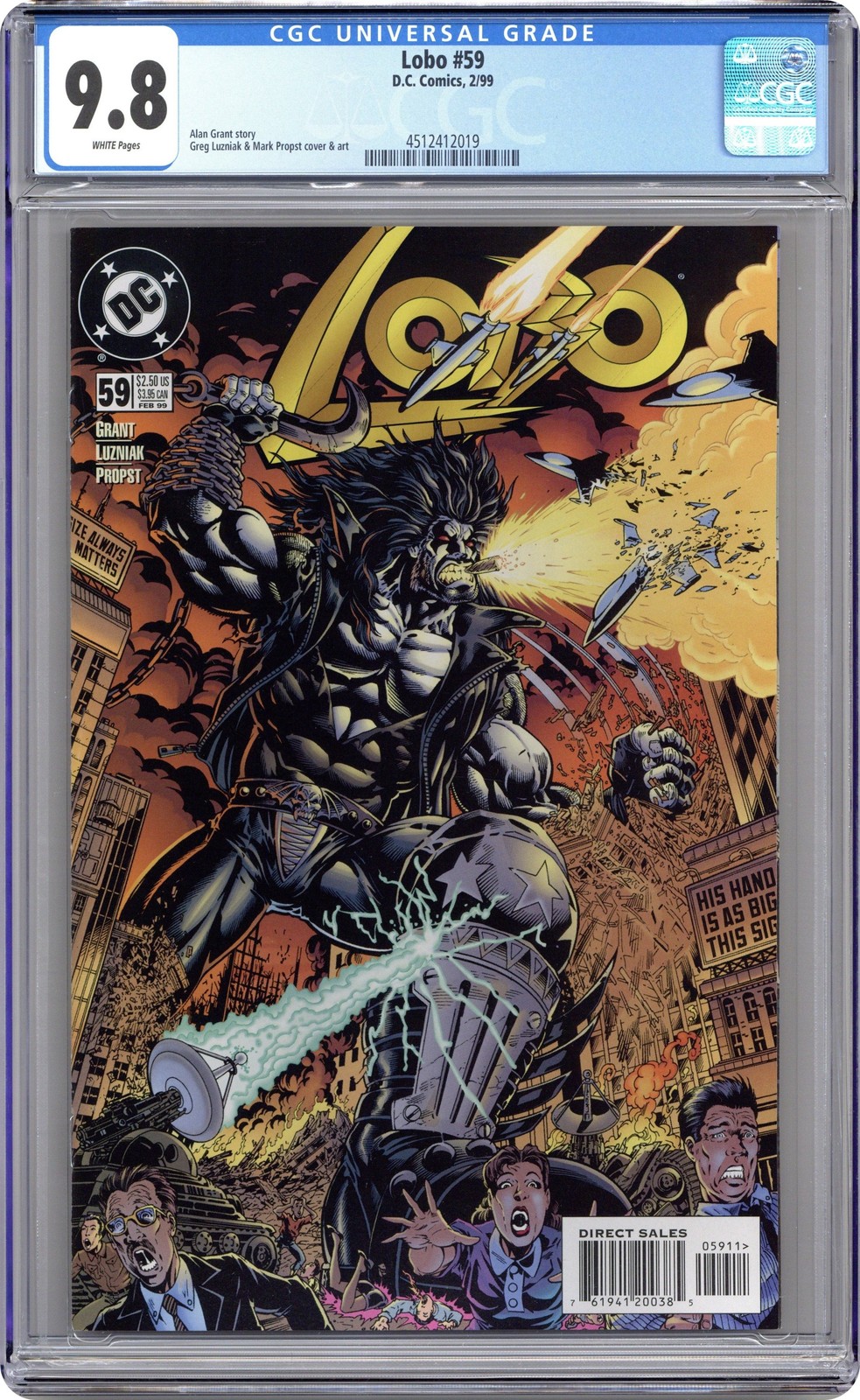 Lobo #59 CGC 9.8 1999 4512412019