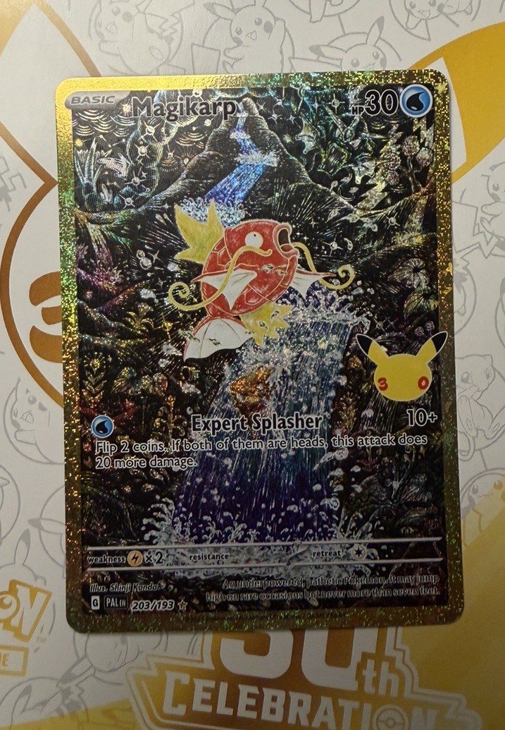 Pokemon TCG 30th Anniversary Magikarp Classic Collection 203/193