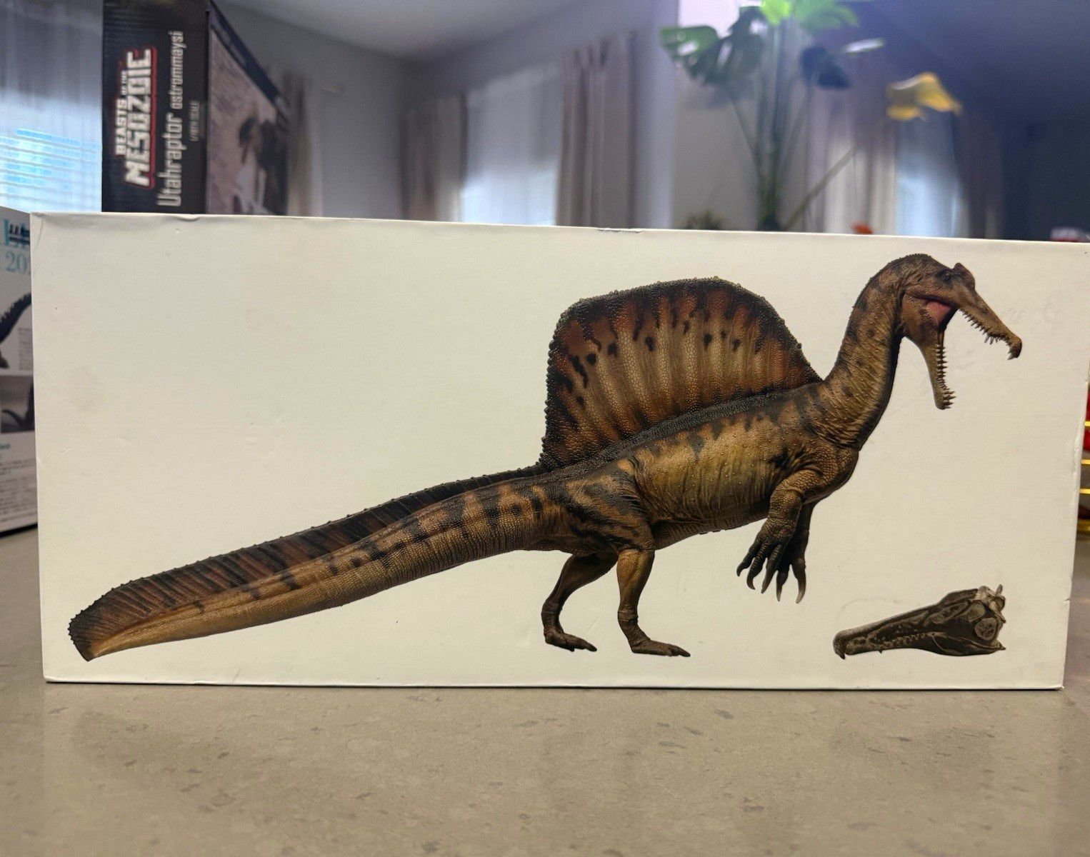 PNSO Dinosaur Museum Aymen Spinosaurus 1:35 Plastic Dinosaur Figurine