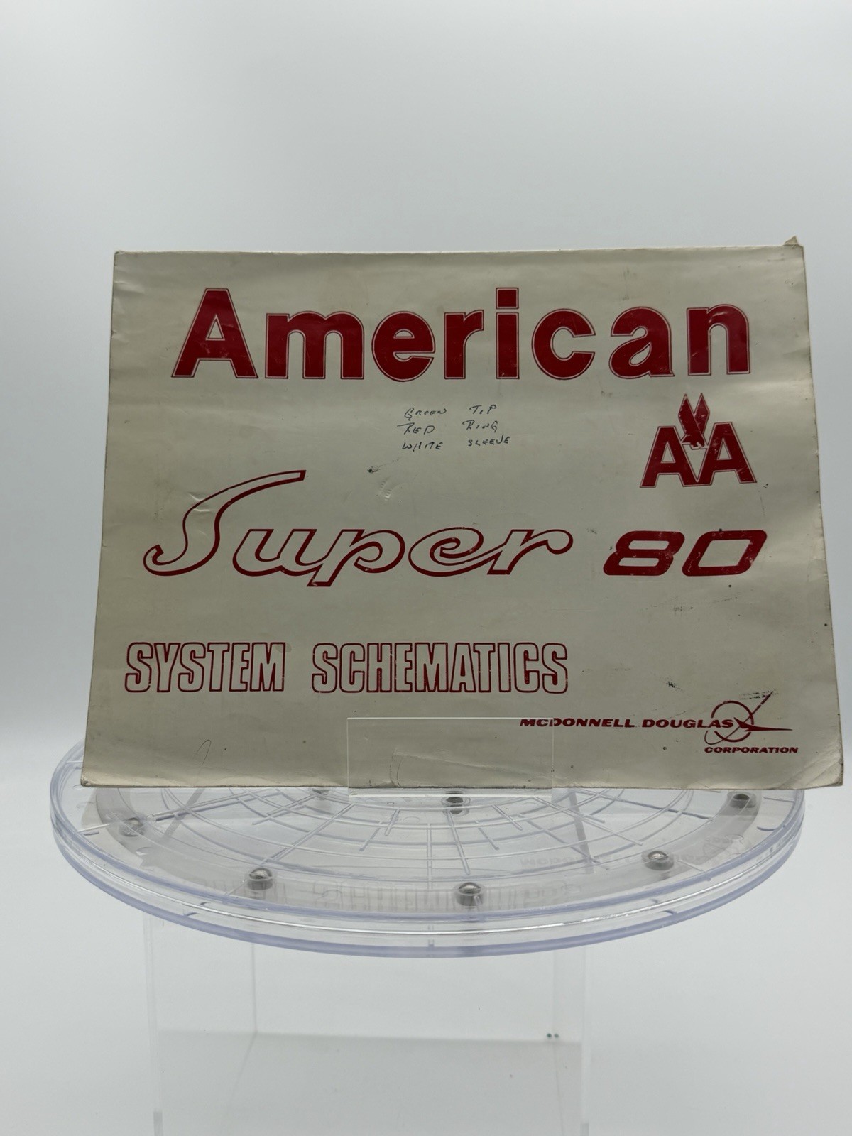 1983 American Airlines MD-82 Super 80 System Schematics McDonnell Douglas Manual