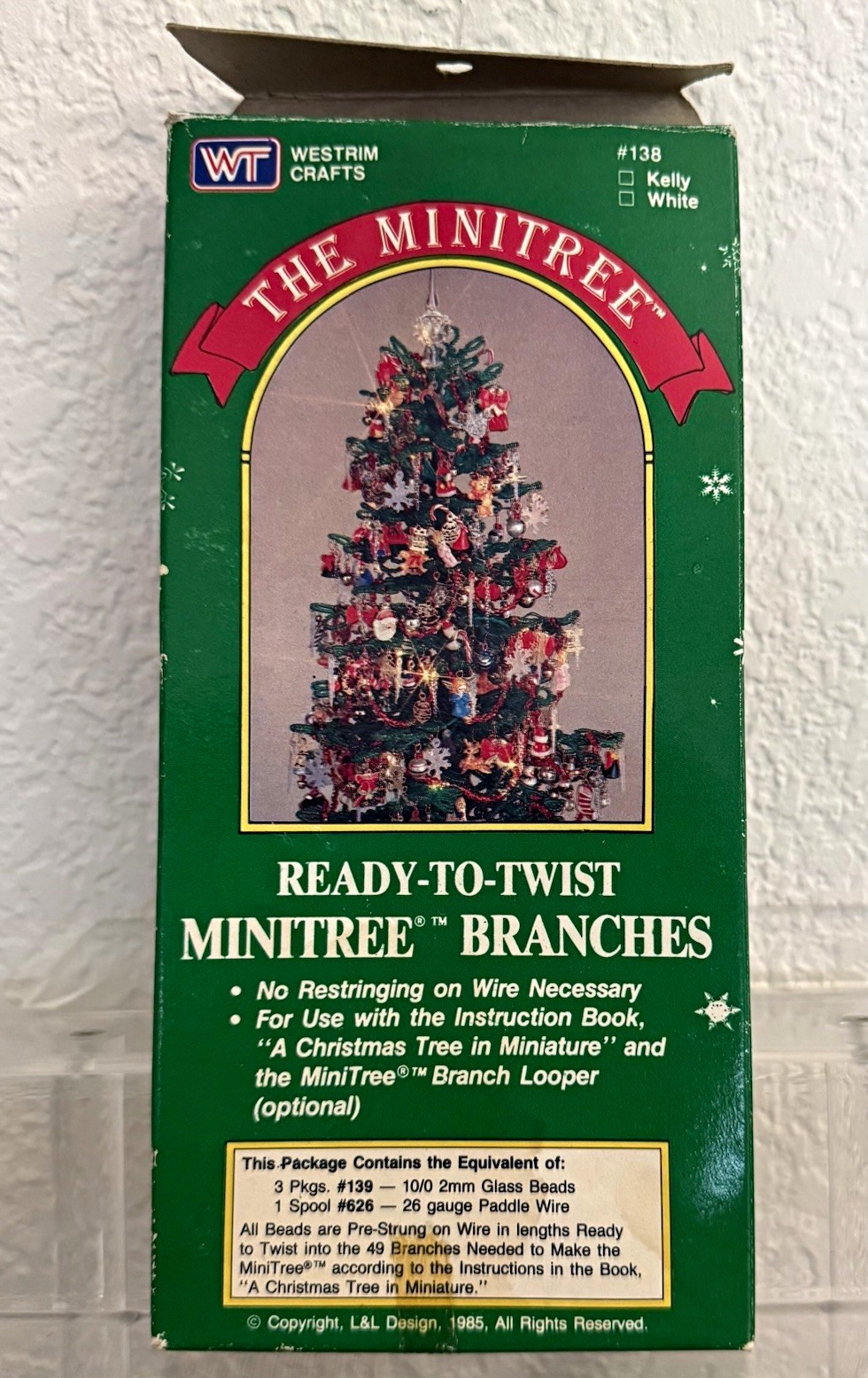 Westrim Crafts Minitree Branches Kit #138 Vintage 1985