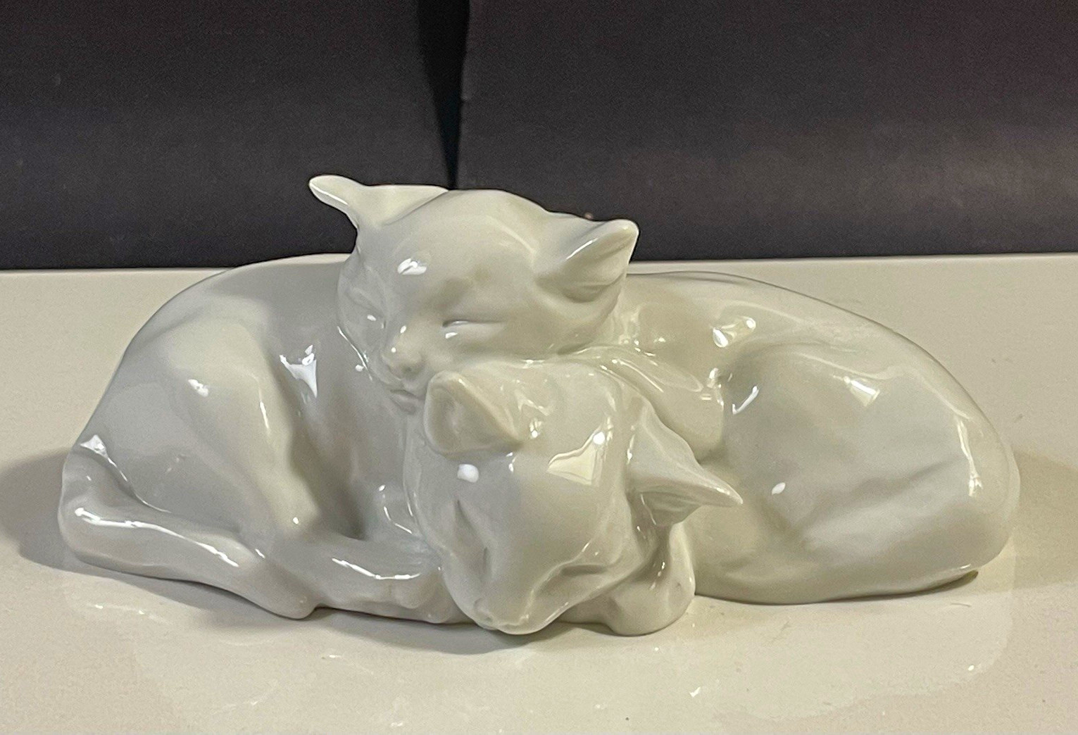 Meissen Porcelain Figurine Sleeping Cats Kittens 78837 1st Quality MINT 2007