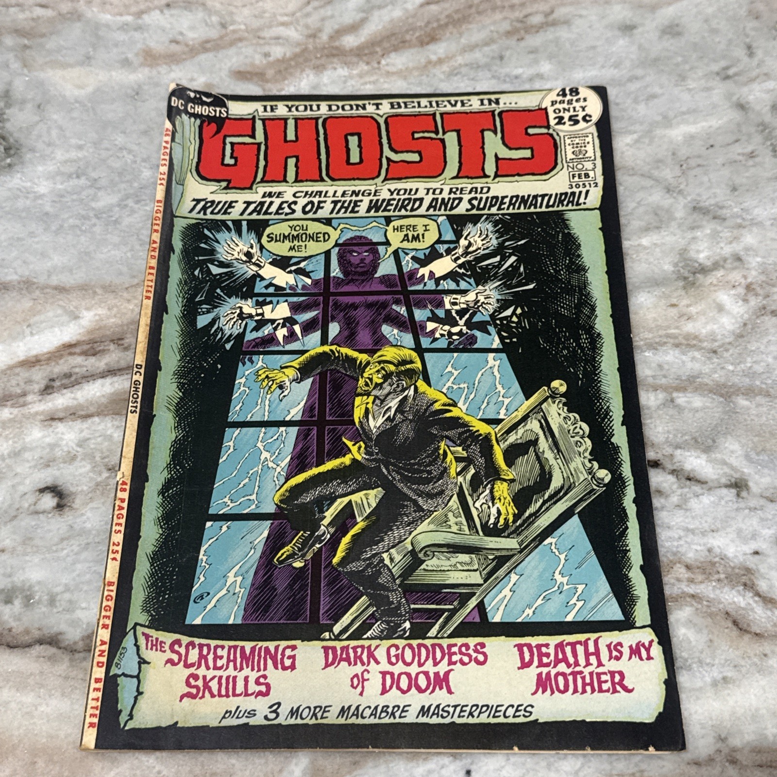 Ghosts #3 (1972) DC Horror Comic - Nick Cardy Cover Art - Bronze Age Key
