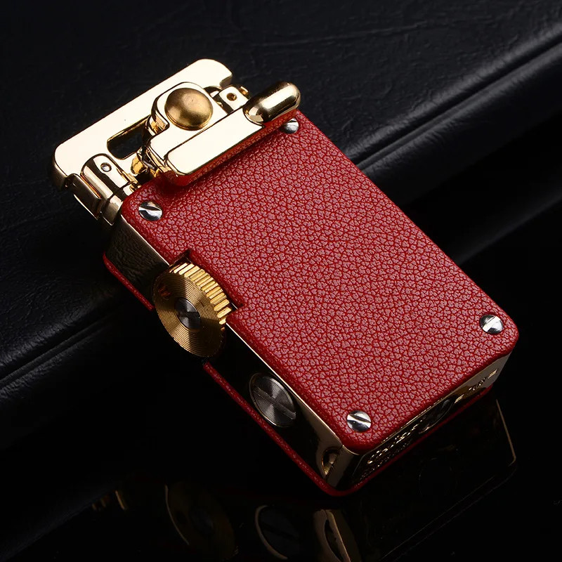 CHIEF Rocker Kerosene Lighter Windproof Vintage Metal Leather Pocket Gift... CHIEF Rocker Kerosene Lighter Windproof Vintage Metal Leather Pocket Gift...