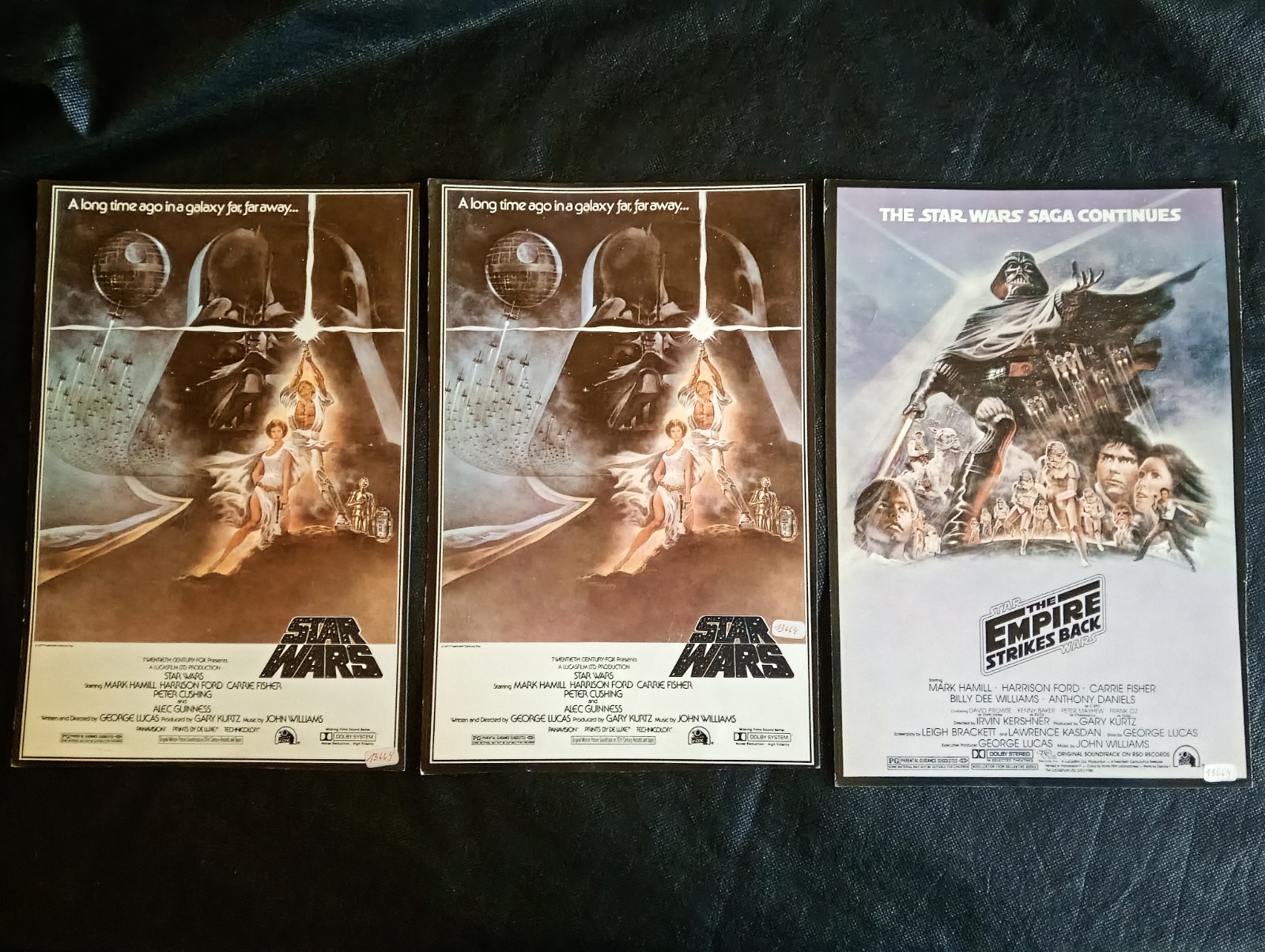 Star Wars Original 1977 & Empire Strikes Back Original 1980 Press Promo Brochure