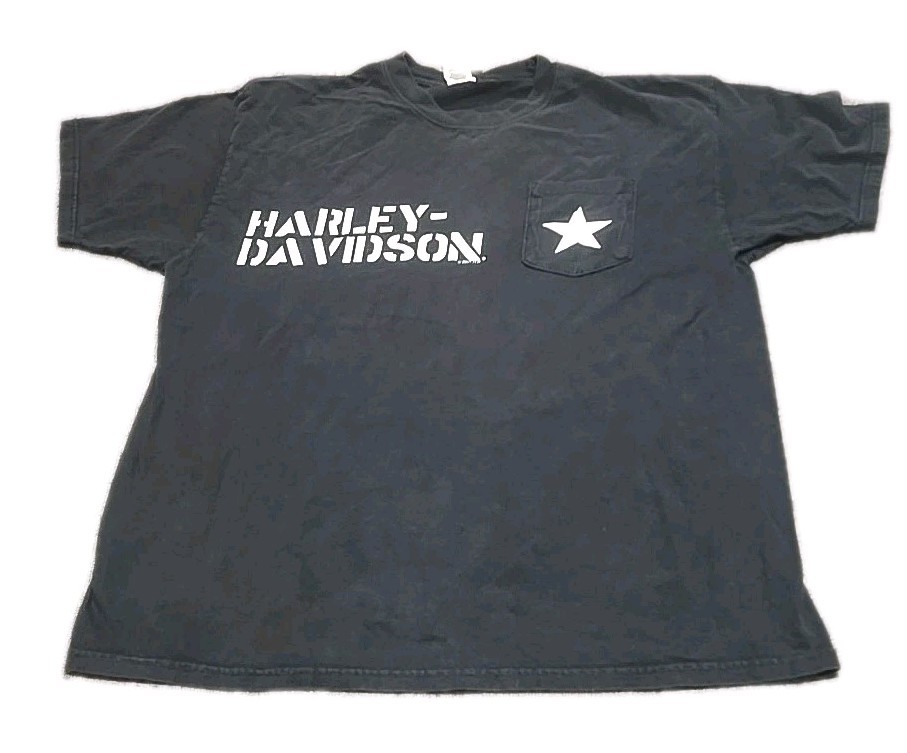 Vintage Harley Davidson Nashville TN 2007 Biker T Shirt Boswell’s Black Graphic
