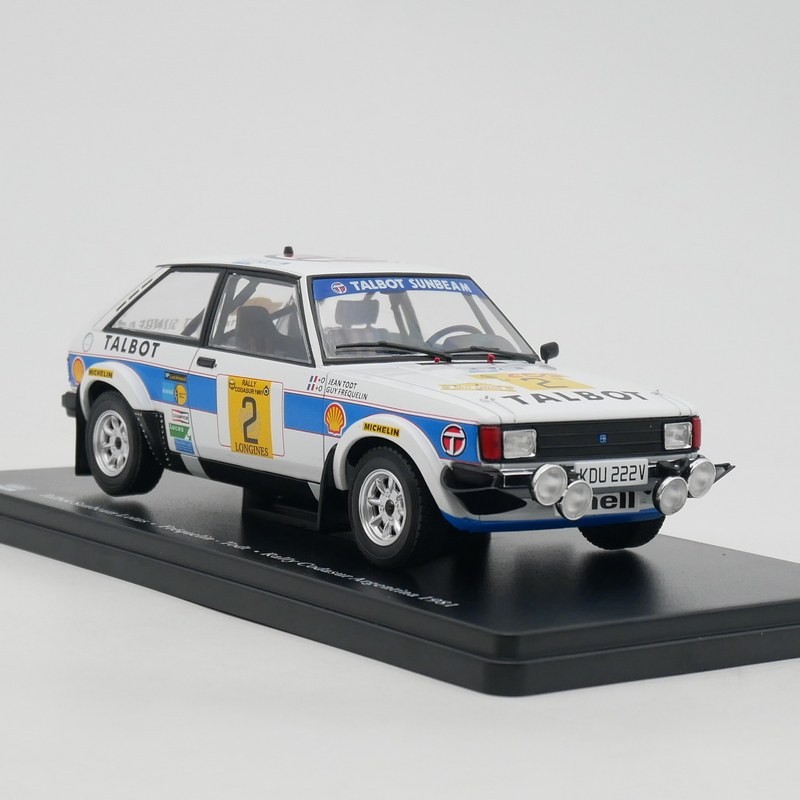 Rare 1:24 1981 Talbot Sunbeam Lotus WRC - Diecast Scale Miniature Collectible