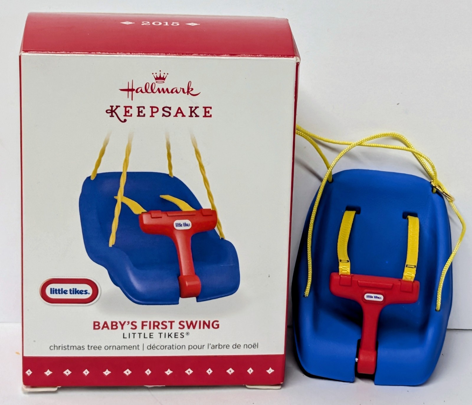 Hallmark Keepsake Ornament 2015 Baby\'s First Swing Little Tikes Christmas 