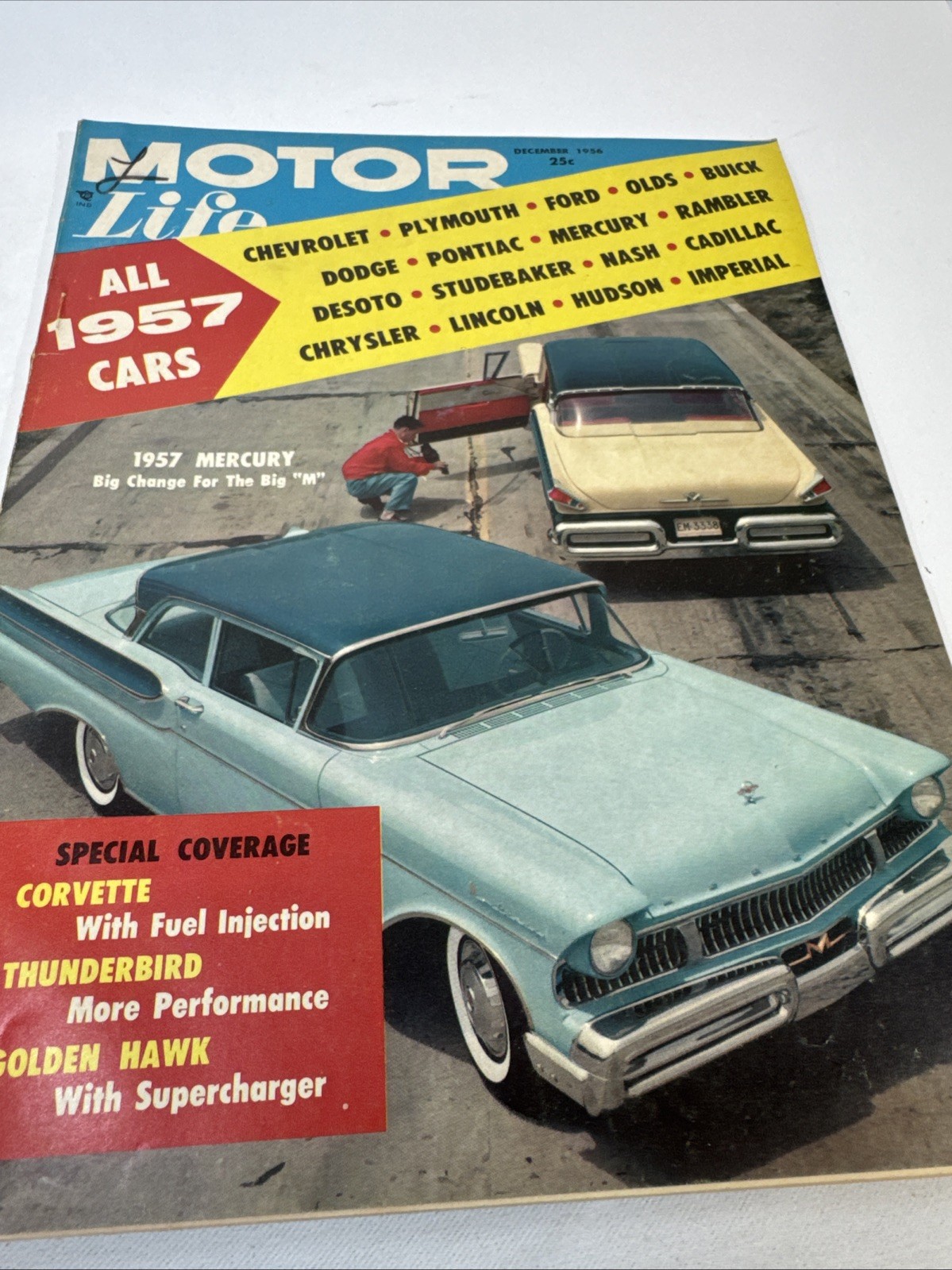 Motor Life magazine December 1956 All 1957 Cars Listed Nice
