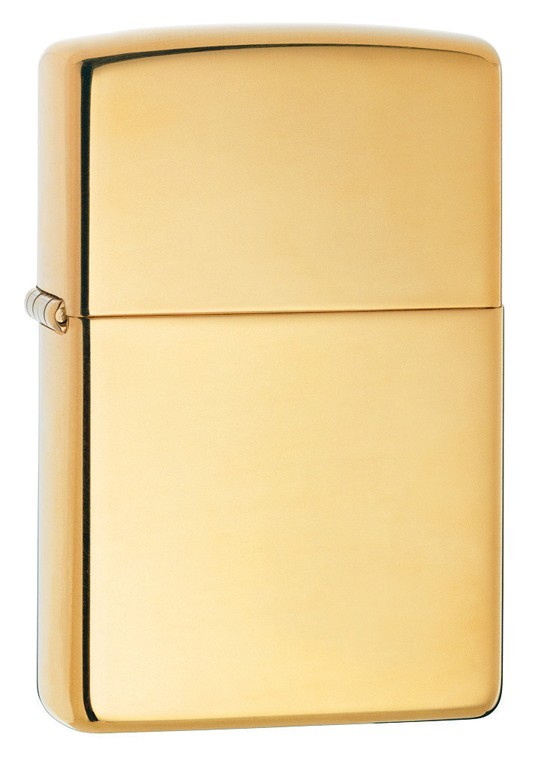 Zippo Armor High Polished Brass Lighter,  Item 169, New In Box