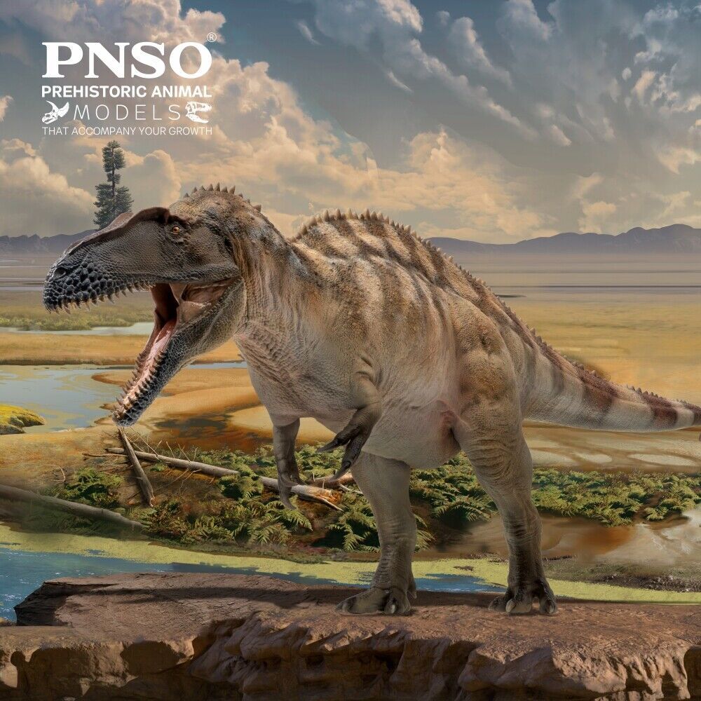 PNSO Acrocanthosaurus Fergus Figure Carcharodontosauridae Dinosaur Animal Model