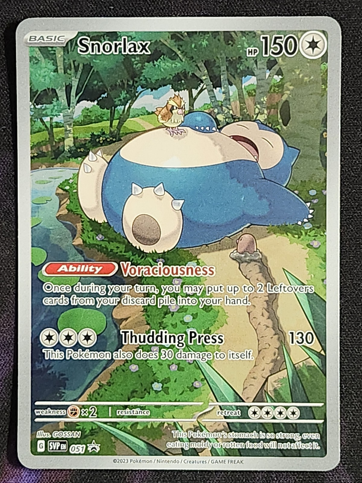 Pokemon Snorlax 051 Black Star Promo BSP