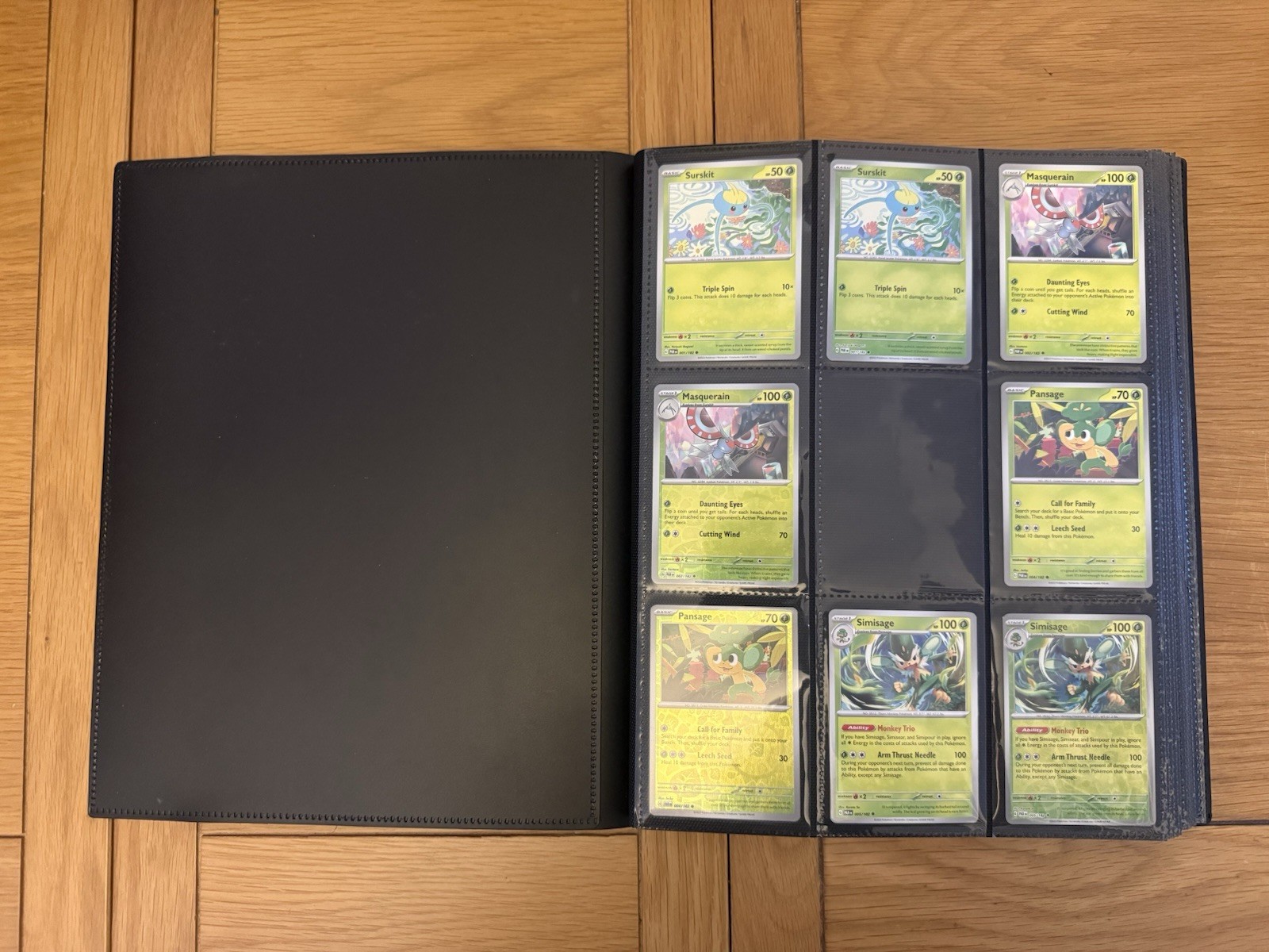 Pokémon TCG Paradox Rift Master Base Set 96% Complete Inc Binder NM/M Condition