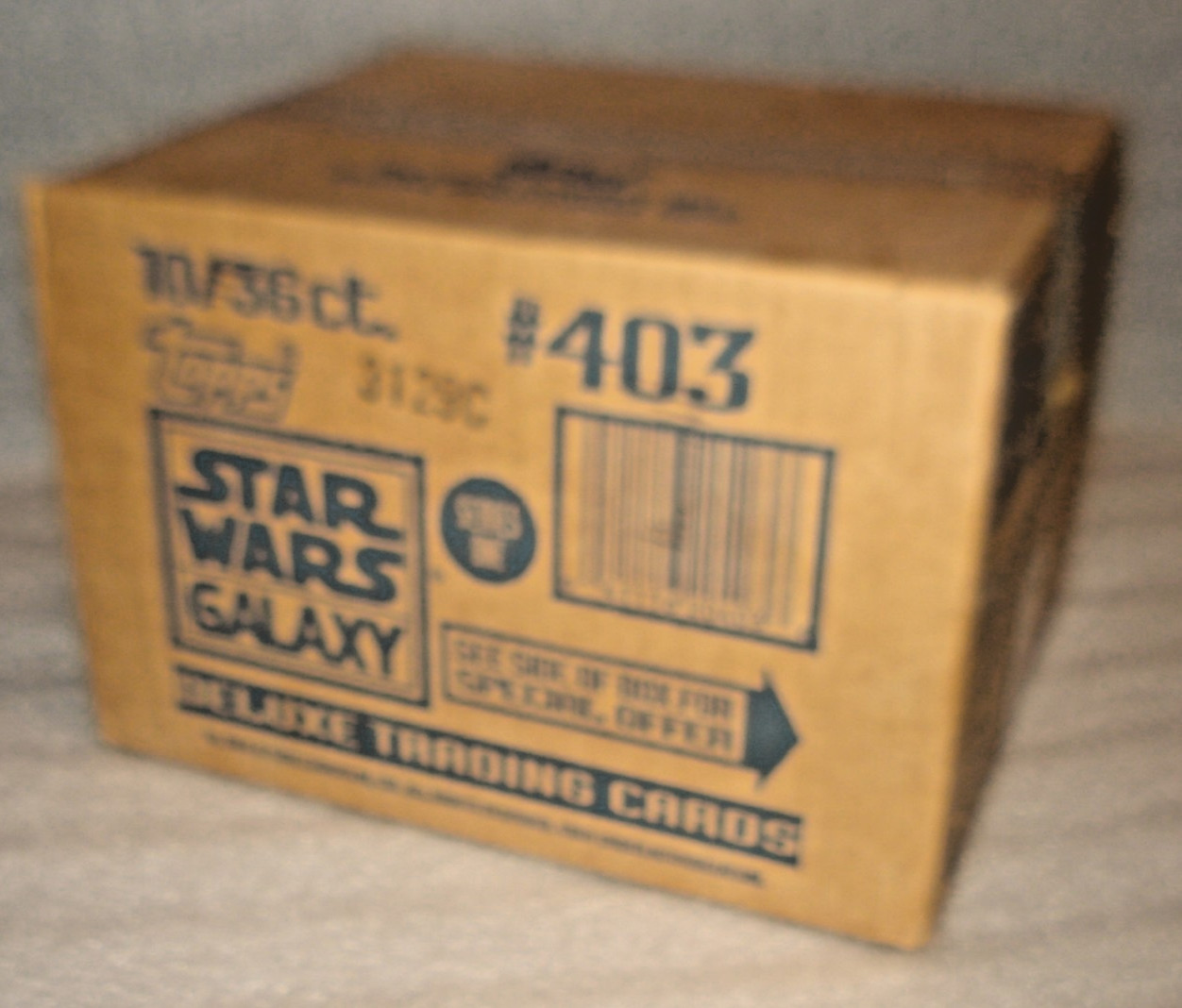 RARE 10X FACTORY SEALED CASE TOPPS 1993 STAR WARS GALAXY SERIES 1 TRADING CARD
