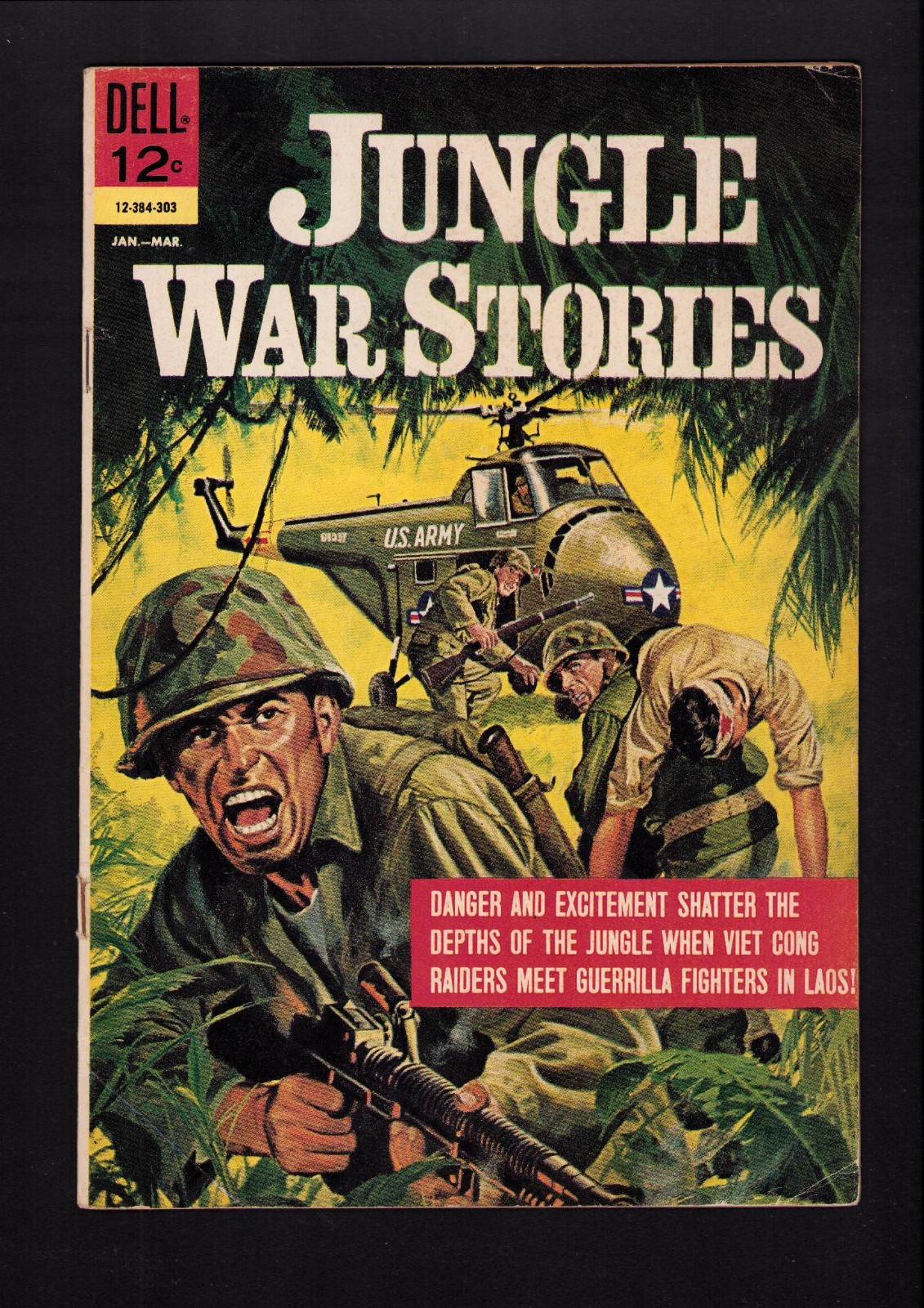 Jungle War Stories #2 - VIC PREZIO COVER ART (5.0/5.5) 1963