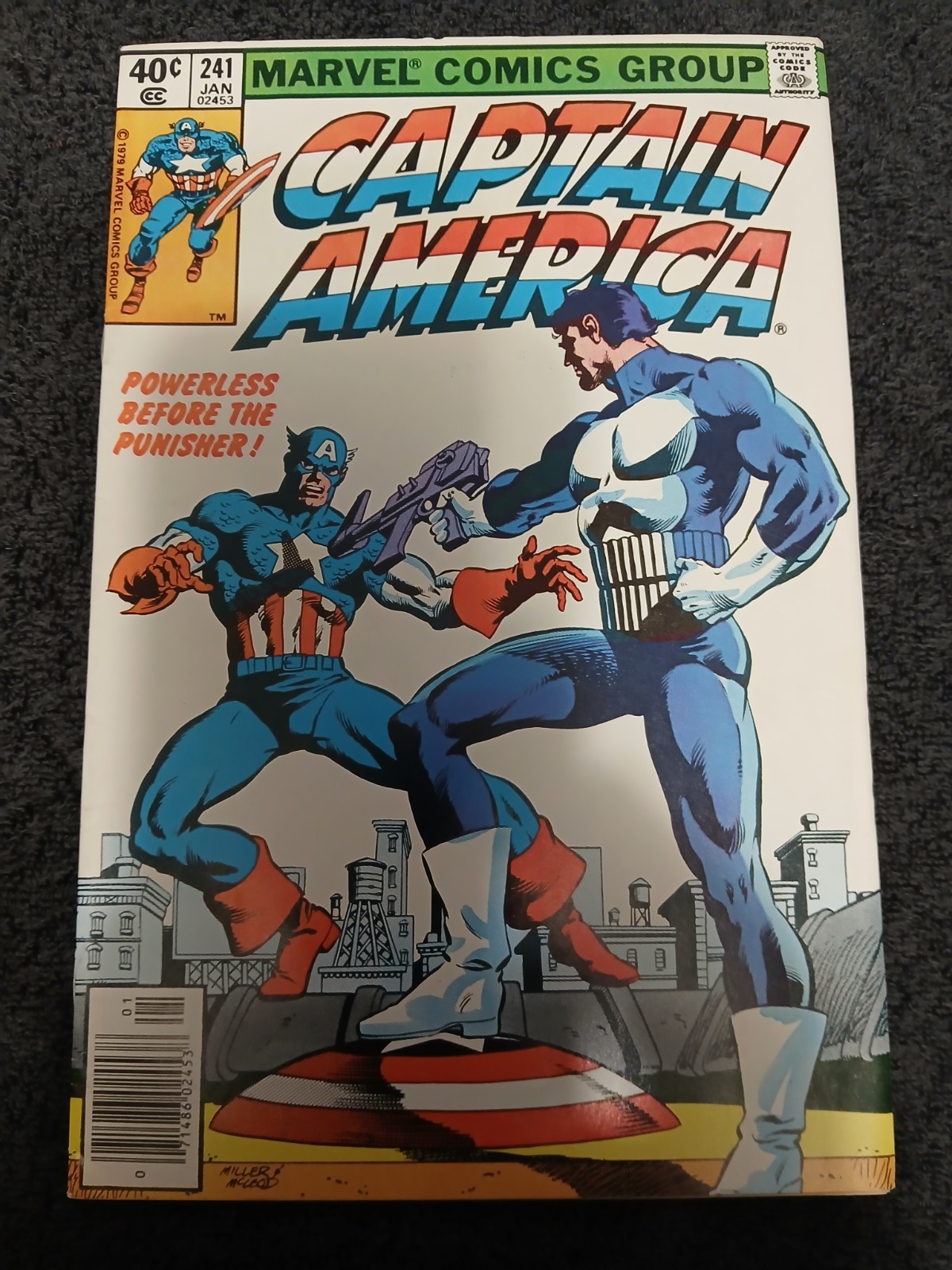 Captain America vol.1 #241 (Marvel 1979) 11th full Appearance of The Punisher.