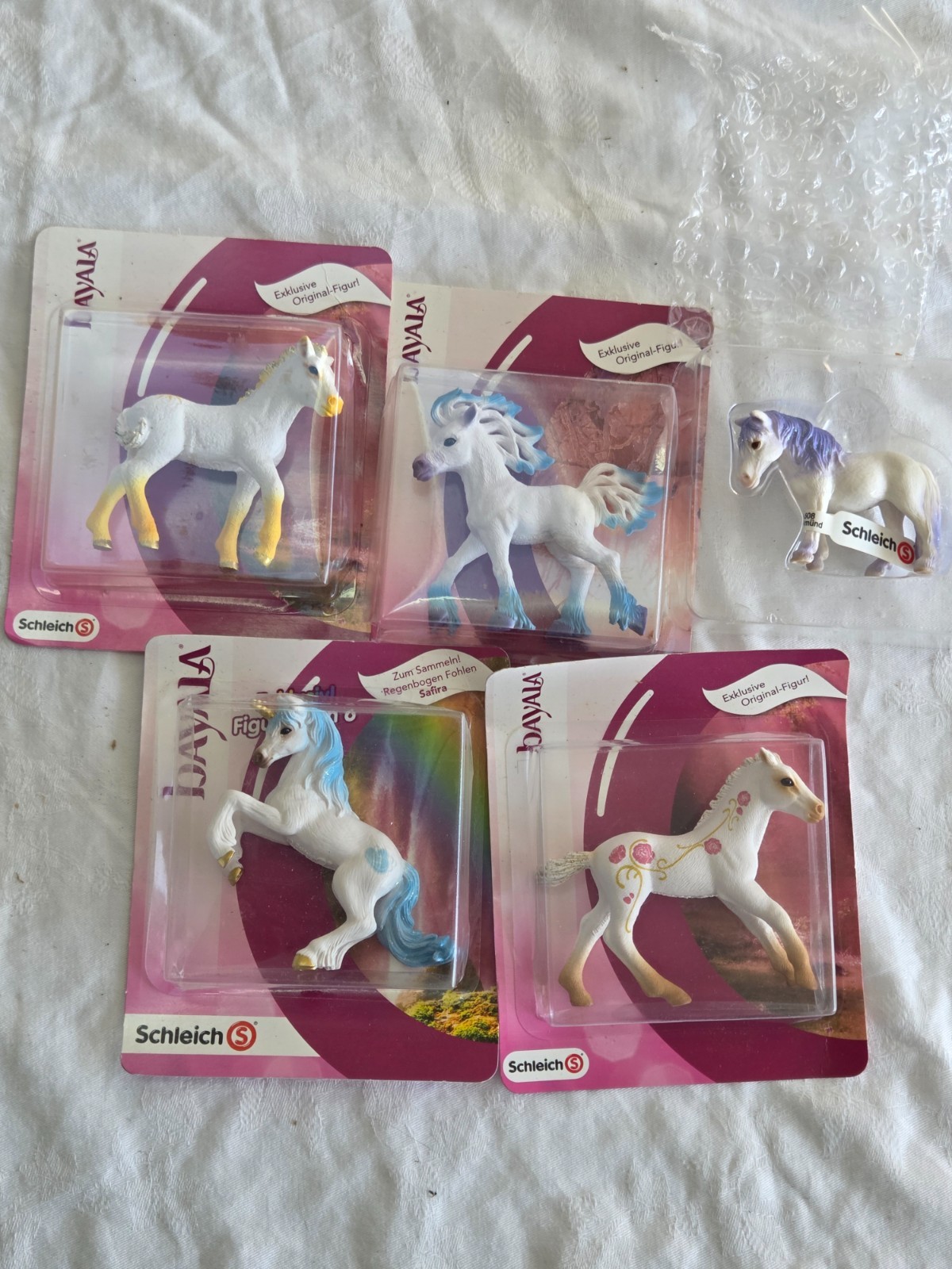 Schleich 82877 82911 82872 82874 82865 figures BAYALA lot x 5 RARE unicorn fairy