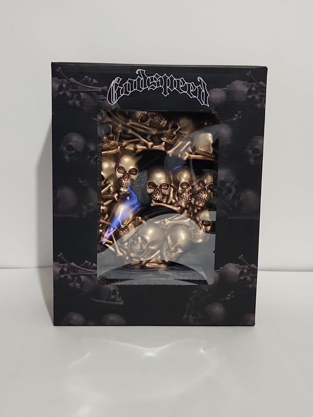 Godspeed Very Rare Discontinued Skull & Bones G Statue/Trophie and Original Box