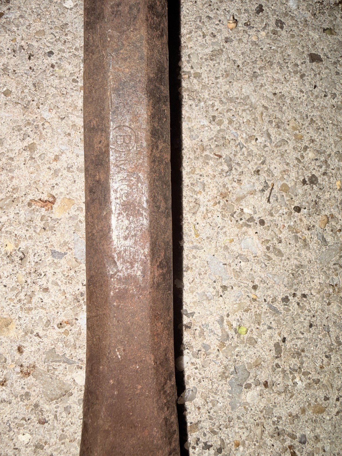 Vintage BBB Marked Steel Hand Tool Industrial Antique