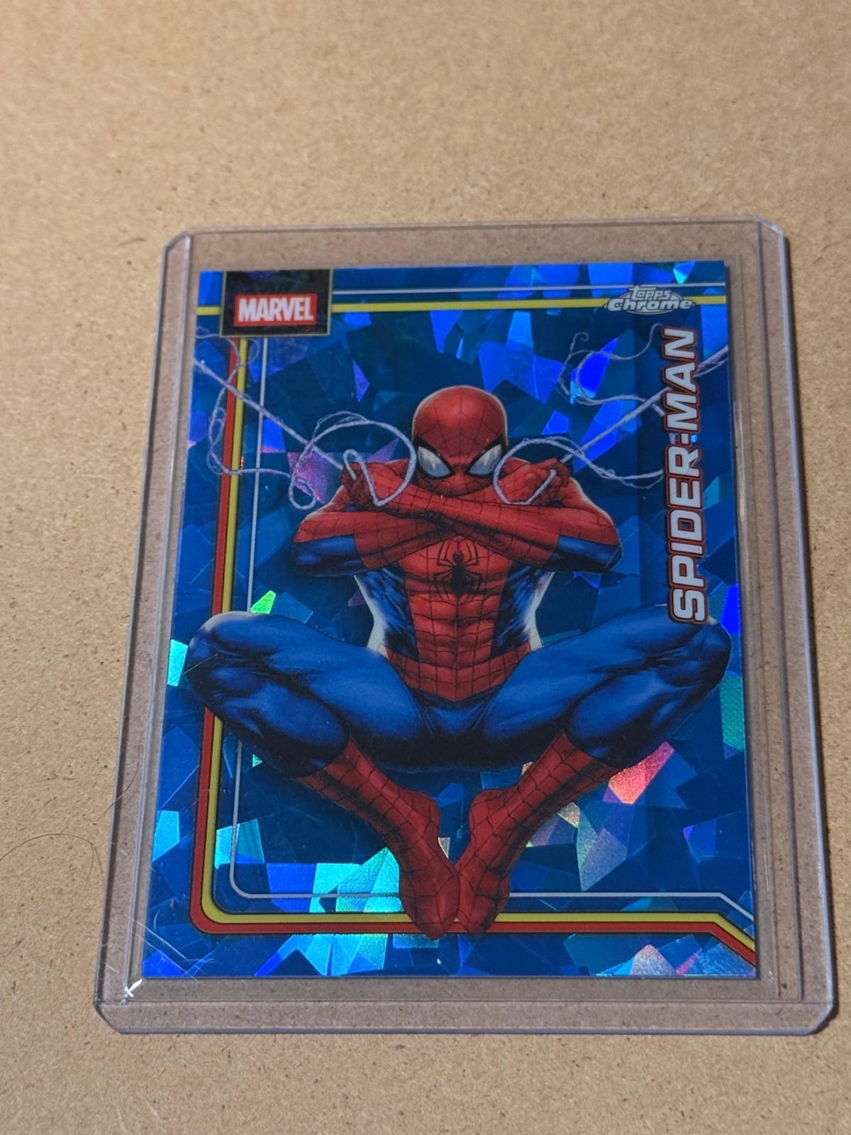2026 Topps Chrome Marvel Comics Sapphire Spider-Man #163 Blue Sapphire