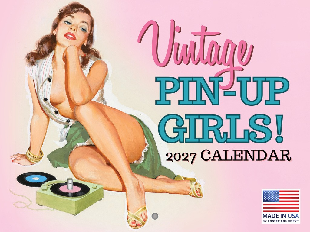 Vintage Pin Up Calendar 2027