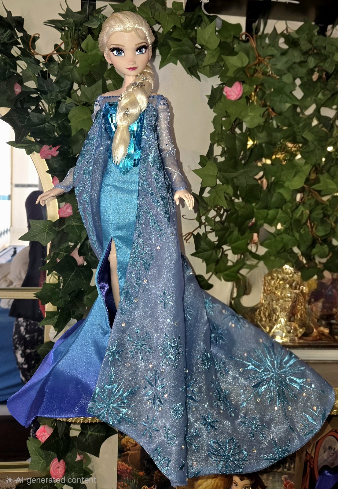 Disney Limited Edition Doll Frozen Elsa  Doll Snow Queen dress 17