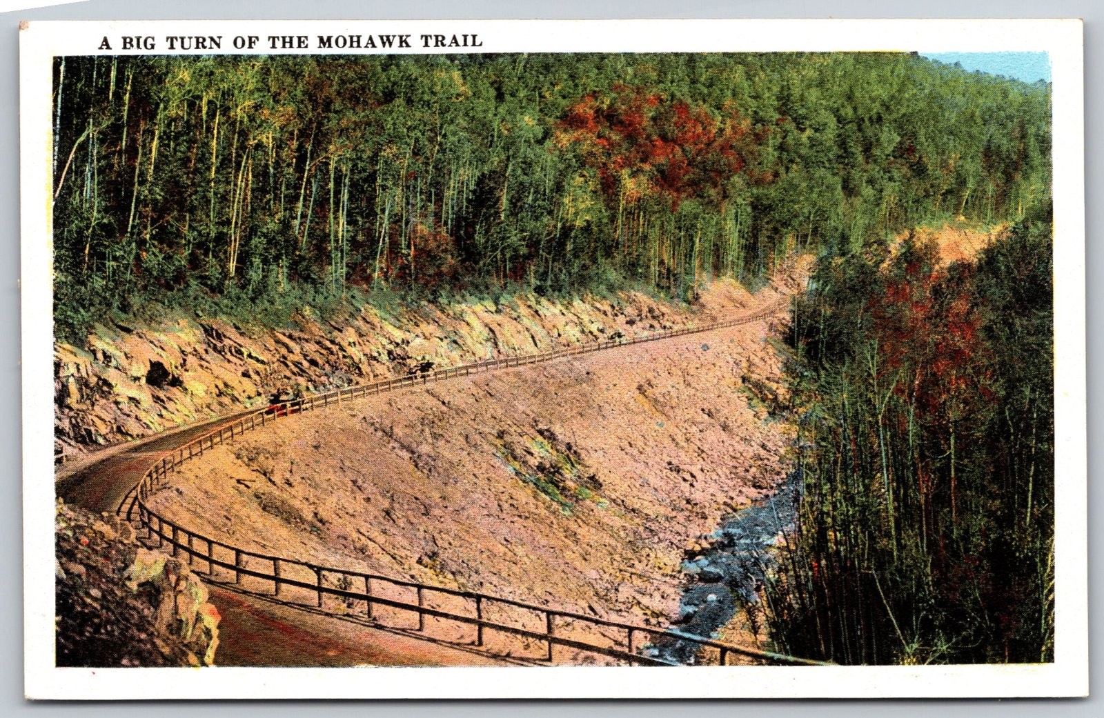 Mohawk Trail North Adams Charlemont Massachusetts North Adams, Postcard PC239