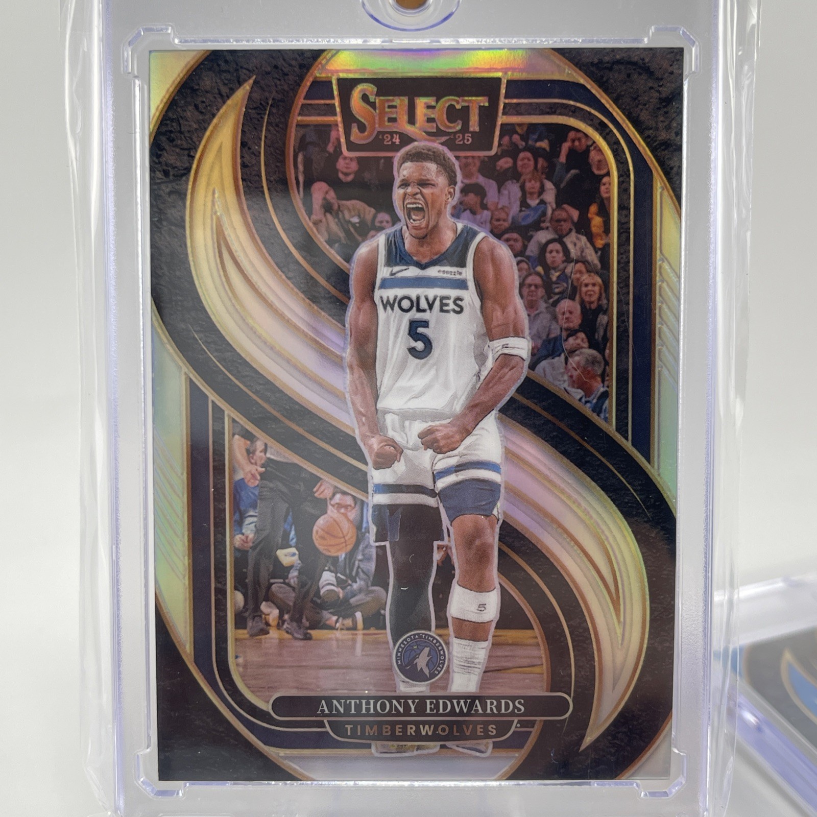 2024-25 Select Anthony Edwards #130 Silver- Green Stars- Light Blue/299 Lot of 3