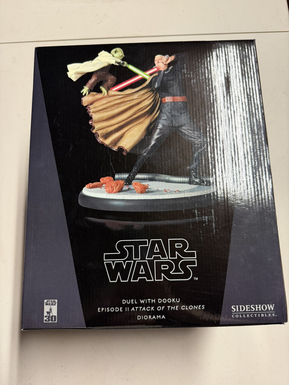 Sideshow Star War Duel with Dooku (Yoda vs. Dooku) Diorama NIB 346/1500
