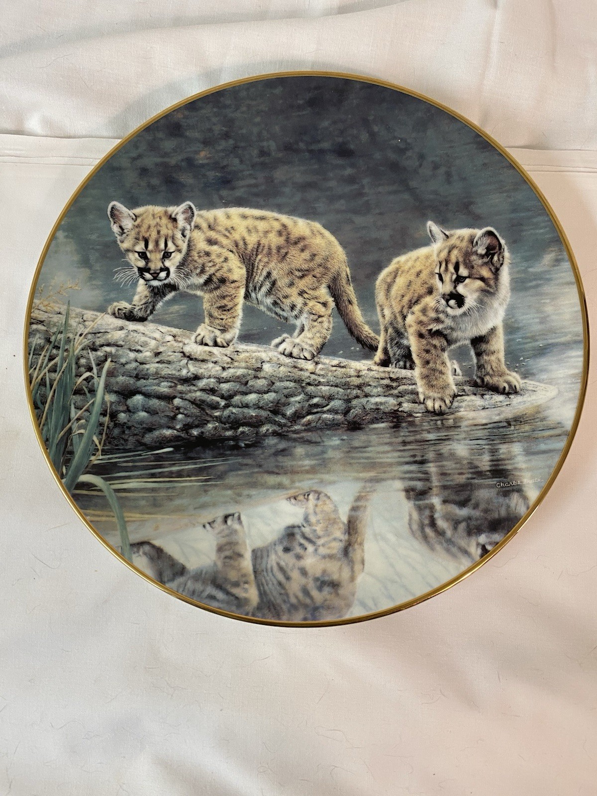 FROM THE WILD INNOCENCE COLLECTION “REFLECTIONS” ISSUED IN 1993 BY W.S. GEORGE