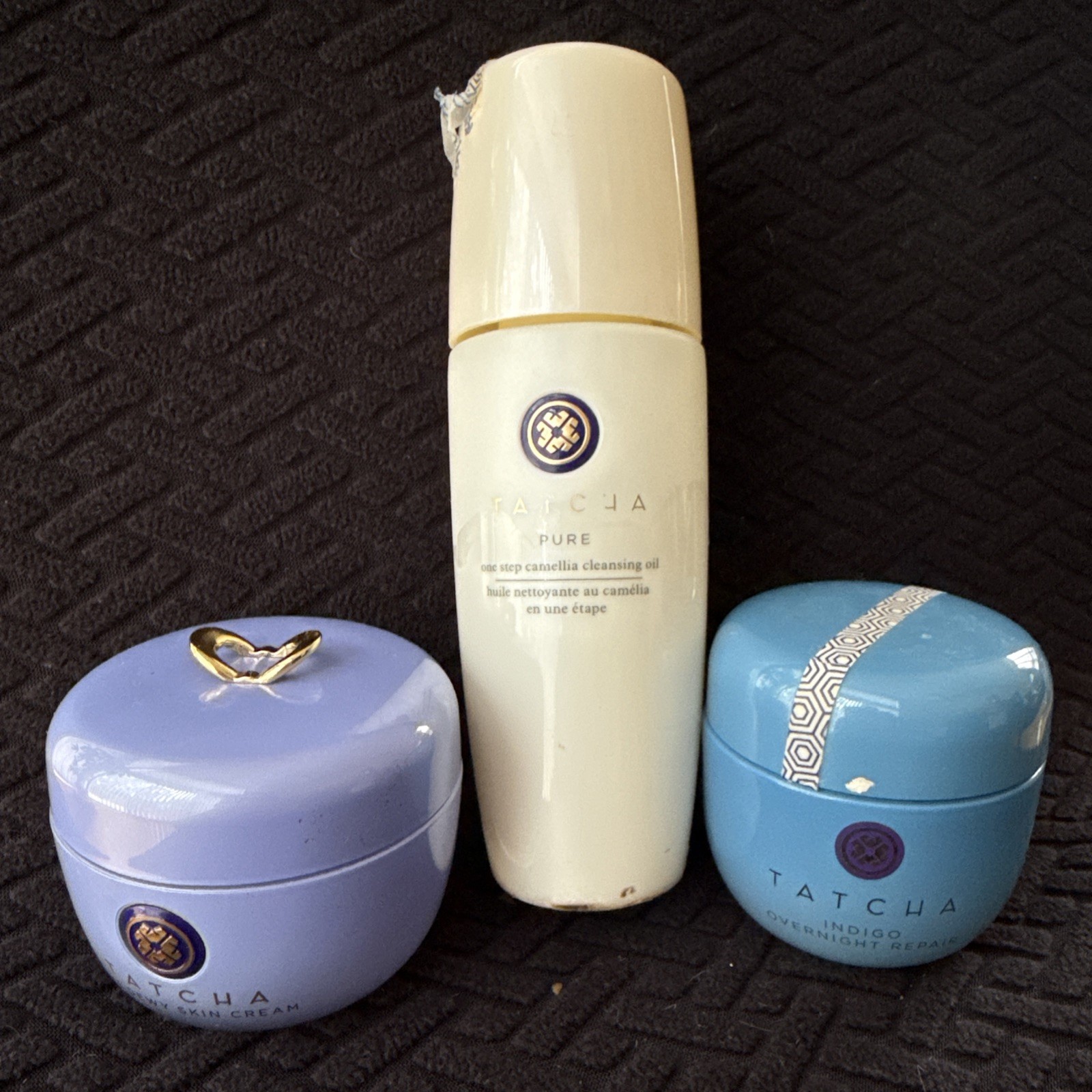 Lots  of Tatcha Facial Treatments EMPTY BOTTLES ONLY  3pcs