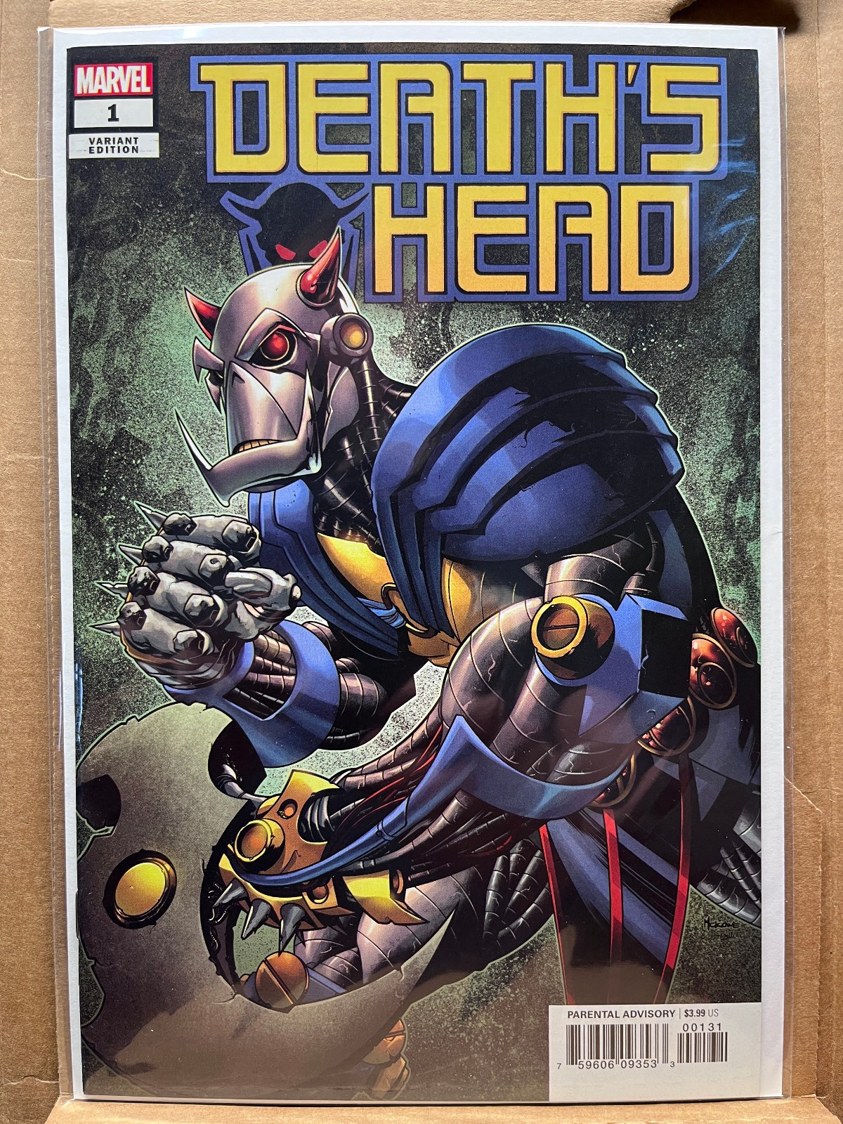 MARVEL DEATH'S HEAD 1 2019 1:25 MIKE MCKONE INCENTIVE RATIO VARIANT deaths
