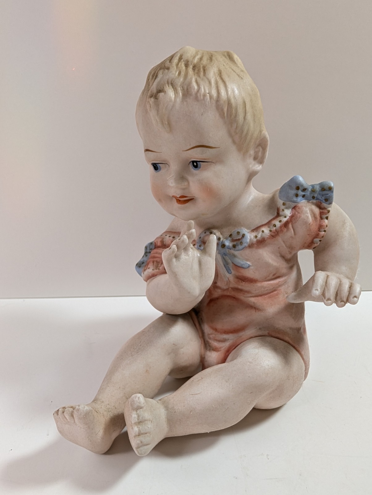 Andrea by Sadek Handpainted Piano Baby Figurine Made in Japan 23/112