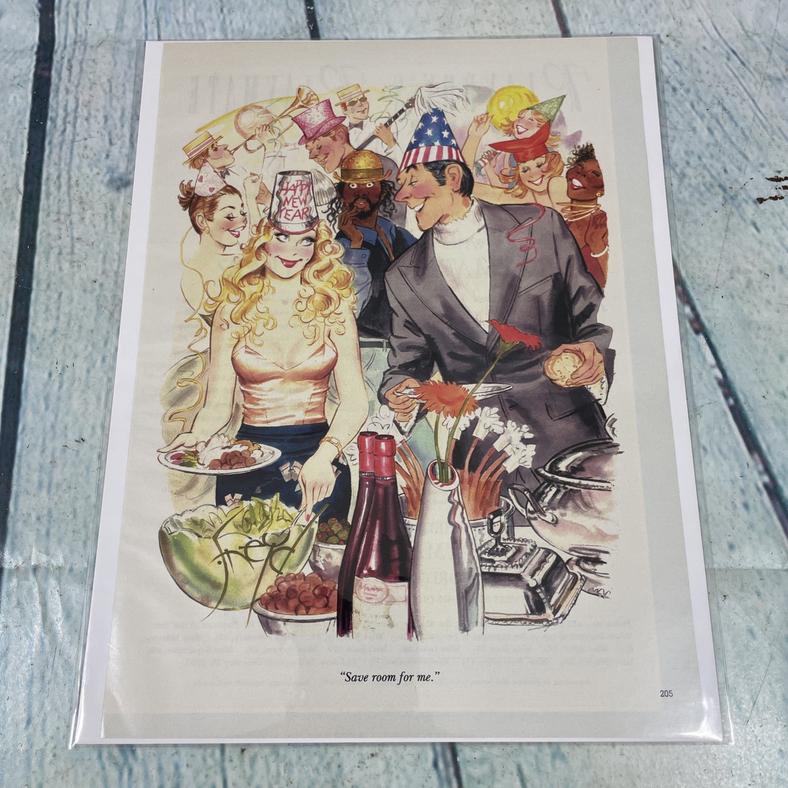 2000 Sexy Adult Cartoon Party Vintage Print Ad/Poster Pinup Art Magazine Page