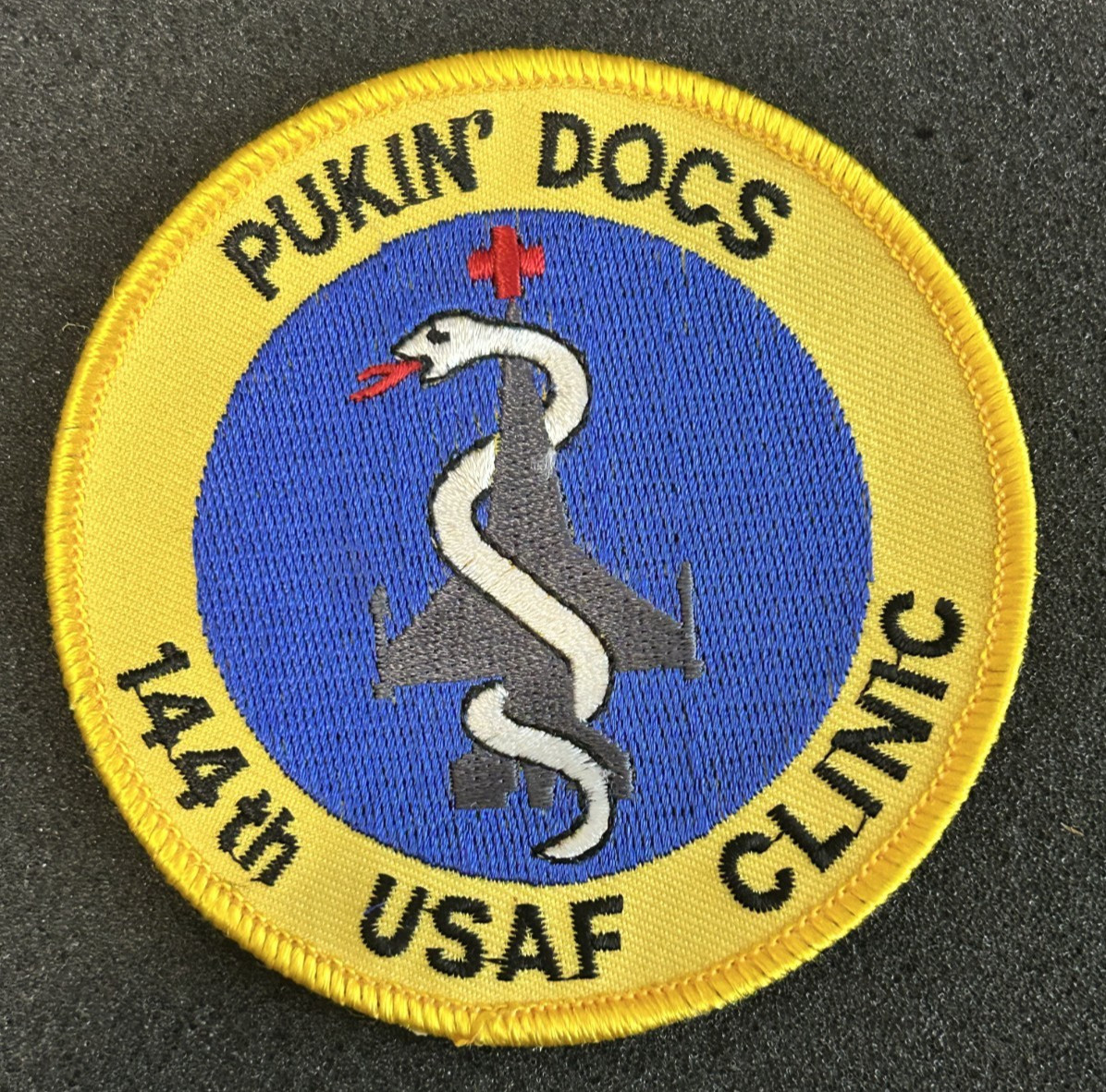 US Air Force Patch: 144th USAF Clinic (Medical), 3.5